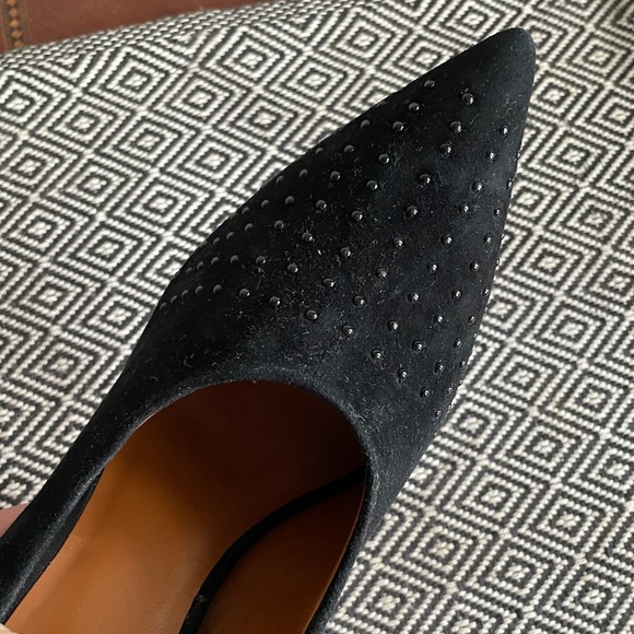 HALSTON F/17 BLACK SUEDE HEEL - Picture 3 of 5